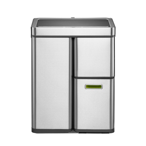 [1421899] Poubelle EKO Mirage Plus capteur 30L et 2x 15L inox