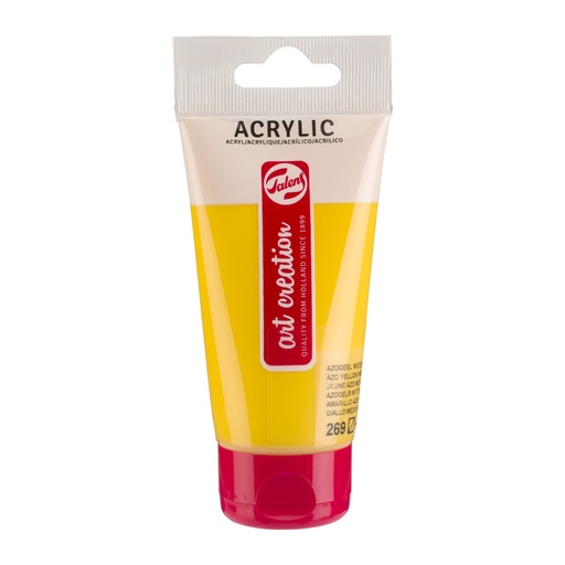 [1407009] Peinture acrylique Talens Art Creation 269 Jaune Azo moyen tube 75ml