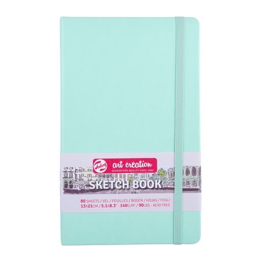 [1407013] Carnet de croquis Talens Art Creation 13x21cm 140g 80 feuilles menthe fraîche