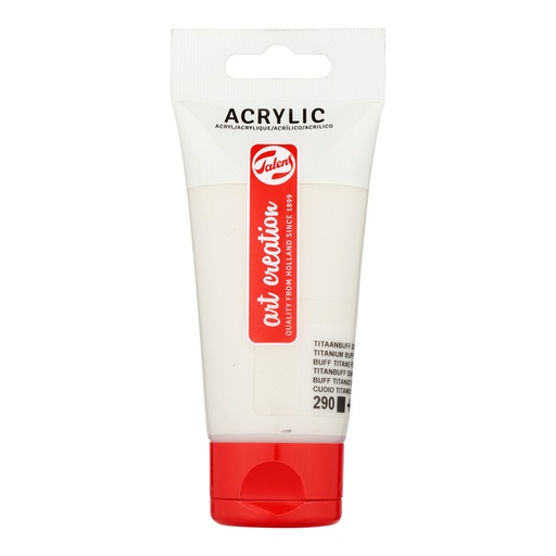 [1407024] Acrylverf Talens Art Creation 290 titaanbuff donker tube à 75ml