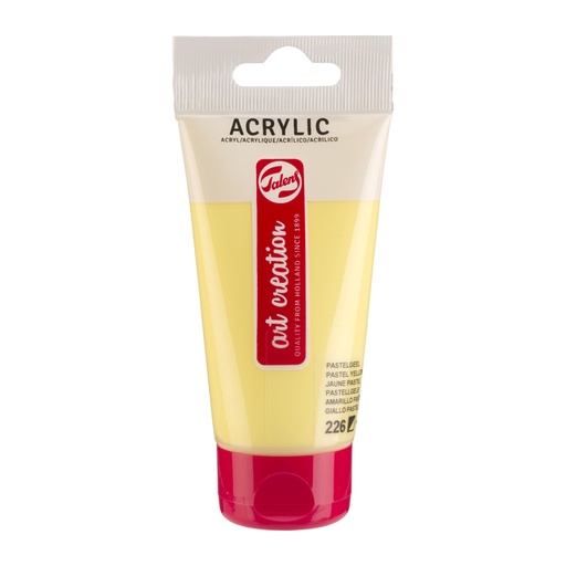 [1407042] Peinture acrylique Talens Art Creation 226 Jaune pastel tube 75ml