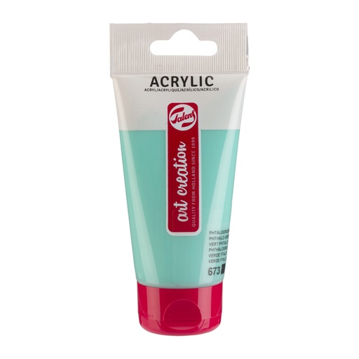 [1407051] Acrylverf Talens Art Creation 673 phtalogroen licht tube à 75ml