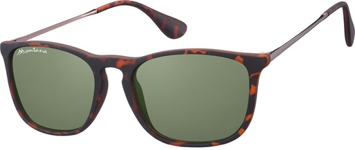 [1420317] Lunettes de soleil Montana Turtle verre G15 vert