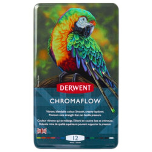 [1421525] Crayon de couleur Derwent Chromaflow set 12 couleurs