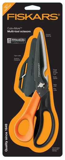 [1419359] Ciseaux Fiskars 230nn Cuts & More multifonctionnel