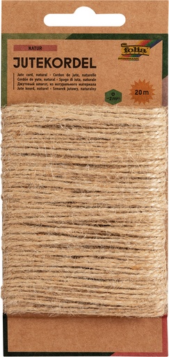 [1407600] Cordon de jute Folia 20m naturel