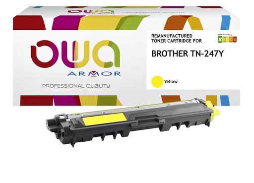 [1422140] Cartouche toner OWA alternative pour Brother TN-247Y jaune