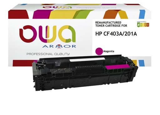 [1422189] Cartouche toner OWA alternative pour HP CF403A rouge