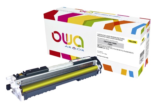 [1422207] Tonercartridge OWA alternatief tbv HP CE312A geel