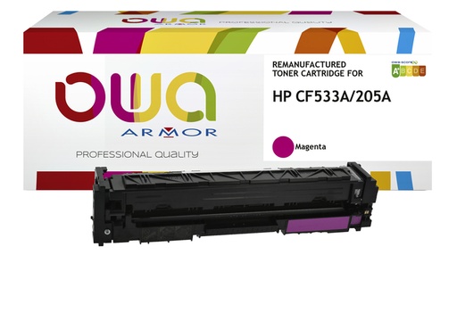 [1422240] Tonercartridge OWA alternatief tbv HP CF533A rood