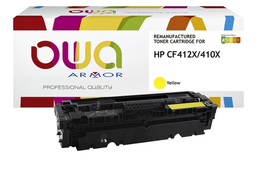 [1422247] Cartouche toner OWA alternative pour HP CF412X jaune