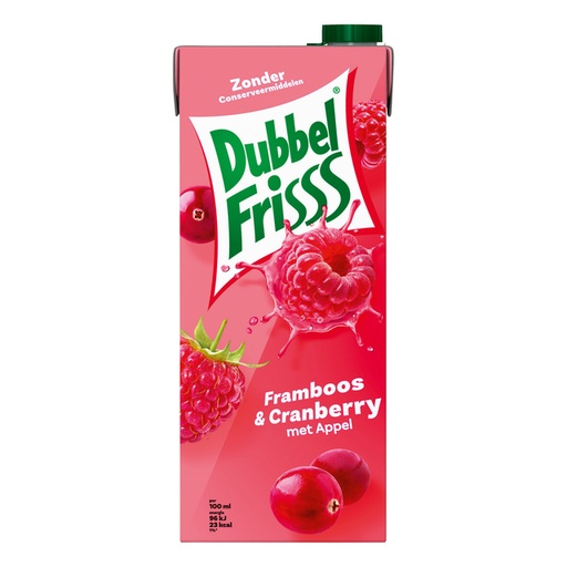 [1422341] Boisson fruité DubbelFriss framboise cassis pak 1500ml