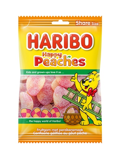 [1422338] Bonbons Haribo Pêches sachet 250g