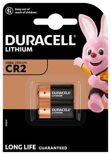 [1422813] Batterie Duracell 2x CR2 Lithium noir