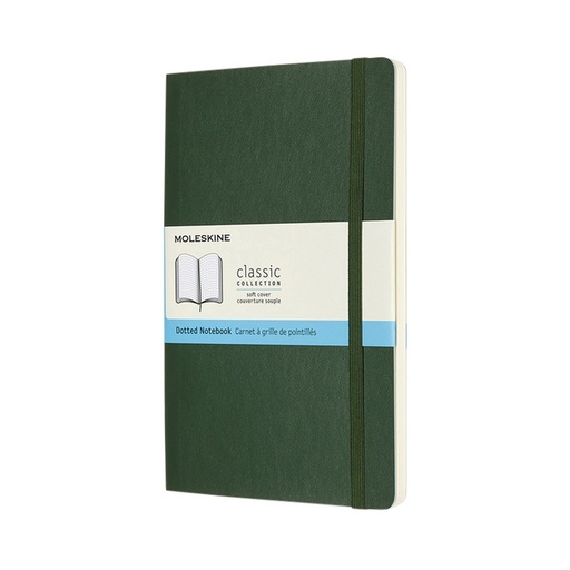 [1422907] Carnet Moleskine large 130x210mm pointillé couverture souple noir