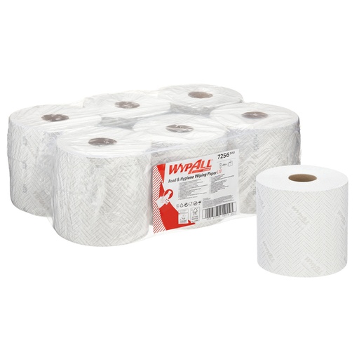 [1422916] Papier d'essuyage WypAll L10 7256 1 épaisseur 800 feuilles blanc