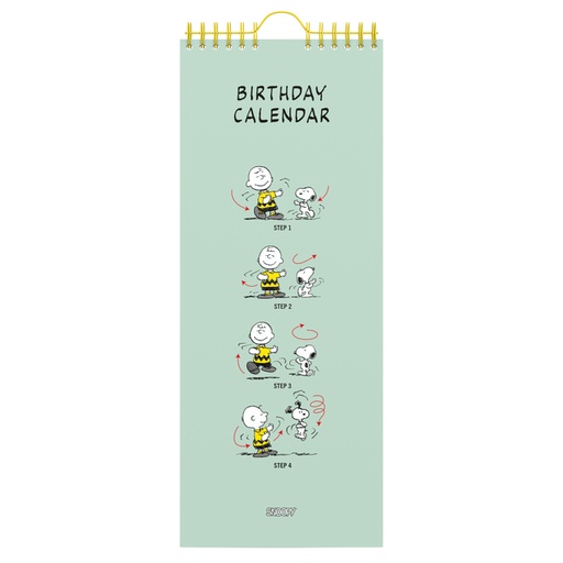 [1421486] Calendrier anniversaire Lannoo Peanuts 130x325mm