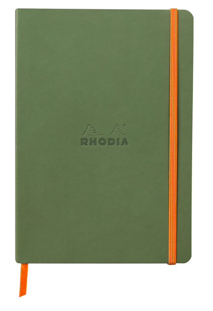 Carnet de notes Rhodia A5 ligné 80 feuilles 90g vert sauge