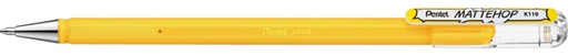 [1422996] Roller gel Pentel Mattehop K110 Medium jaune