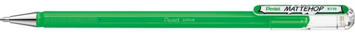 [1423001] Gelschrijver Pentel K110 Mattehop medium groen