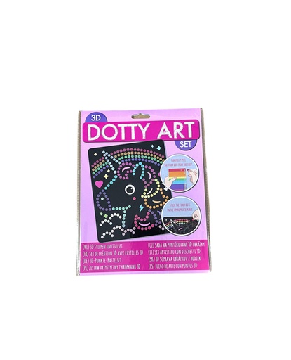 [1421935] Knutselset 3D Dotty art assorti