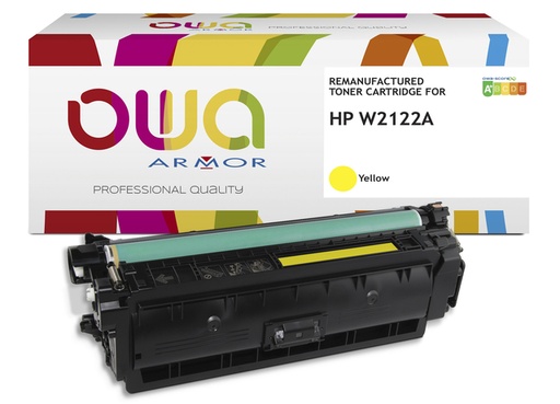 [1423710] Cartouche toner OWA alternative pour HP W2122A jaune