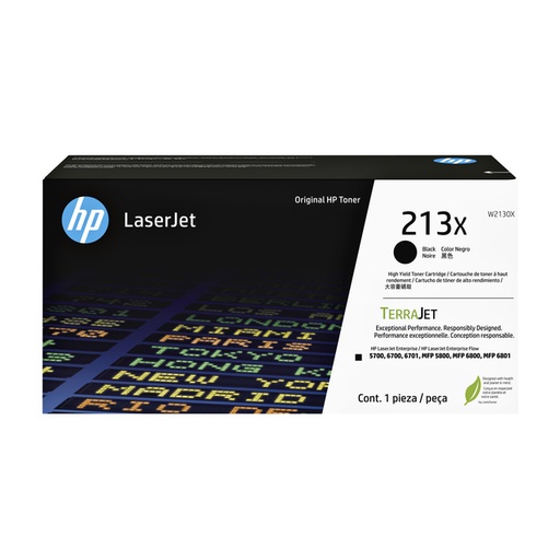 [1424484] Tonercartridge HP W2130X 213X  zwart