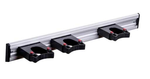 [1424568] Rail mural Toolflex 50cm avec 3 pinces ø 20/30 mm