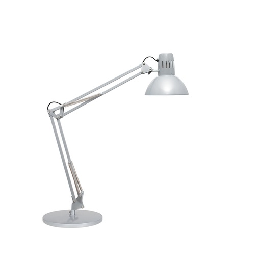 [1424662] Bureaulamp MAUL Study voet excl.LED lamp E27 zilver