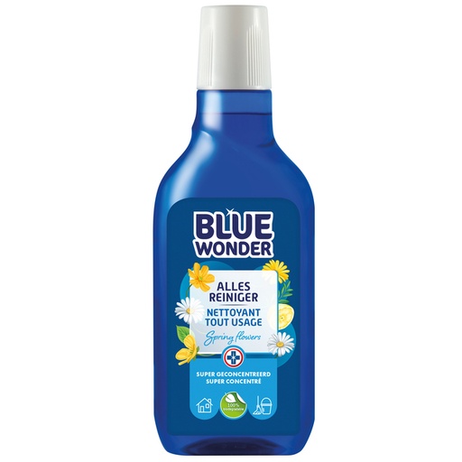 [1423785] Allesreiniger Blue Wonder met dop dosering 750ml