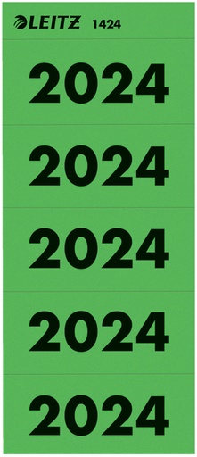 [1422541] Rugetiket Leitz 2024 80mm groen 100 stuks