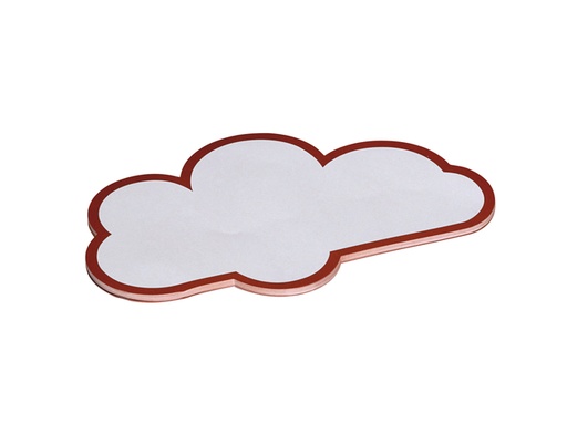 [1422475] Carte d'animation MAUL nuage 14x23cm blanc 20 pièces