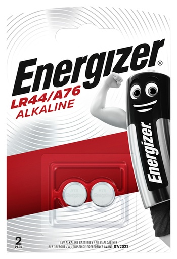 [1429535] Batterij Energizer knoopcel 2xLR44 alkaline