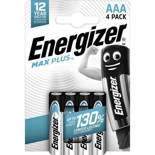 [1429564] Batterij Energizer Max Plus 4xAAA alkaline