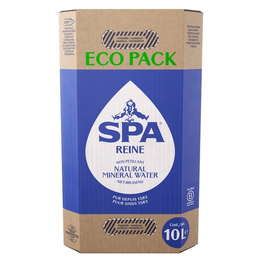 [1429835] Eau minérale Spa Reine Eco Pack 10L