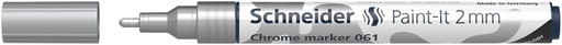 [1430338] Marqueur Schneider Paint-it 061 2mm chrome métallique