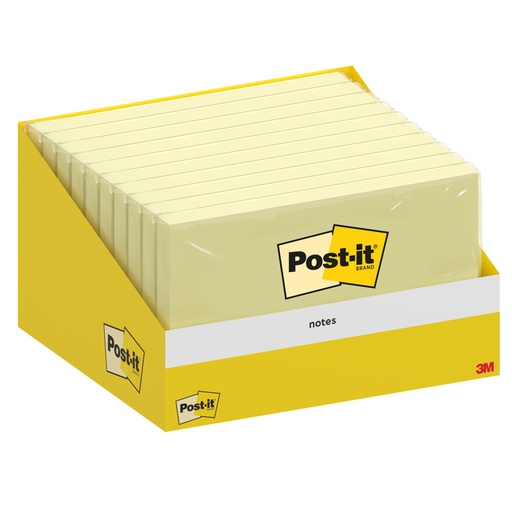 [1430798] Memoblok 3M Post-it 6830 Notes76x127mm Canary Yellow 100 vel