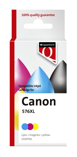 [1429756] Inktcartridge Quantore alternatief tbv Canon Cl-576XL kleur