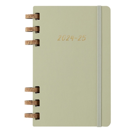 [1430295] Agenda 2024/2025 Moleskine 12 mois Academic Planner 7j/2p large souple kiwi