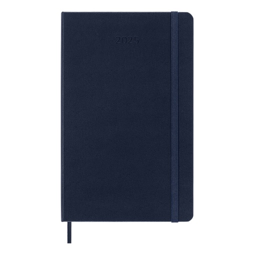 [1430302] Agenda 2025 Moleskine 12M Planner Weekly 7dagen/1pagina large hc sapphire blue