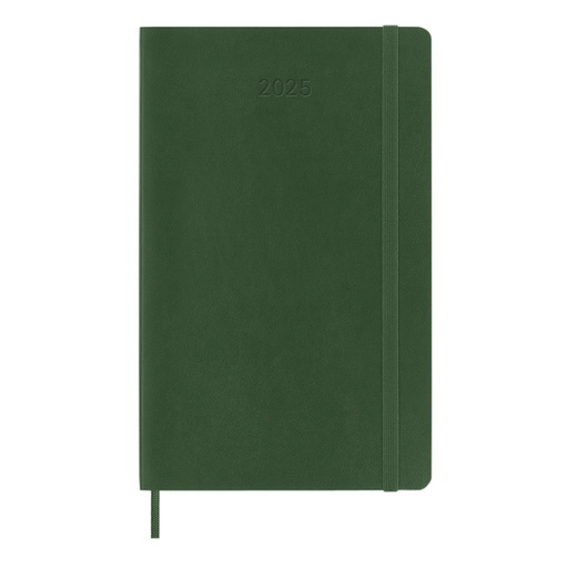 [1430303] Agenda 2025 Moleskine 12 mois Planner Weekly 7j/1p Large souple vert myrte