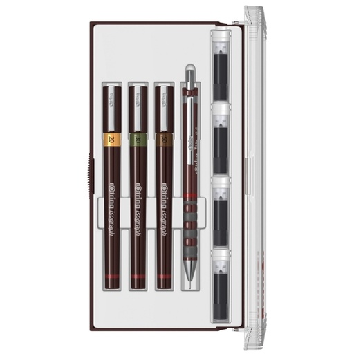 [1422071] Tekenset rOtring Isograph Junior 4-delig