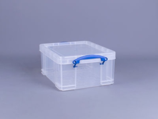 [1431217] Opbergbox Really Useful 21 liter 450x350x200mm transparant wit