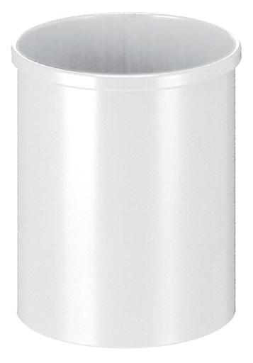 [394559] Corbeille à papier Vepa Bins ronde 15L blanc gris