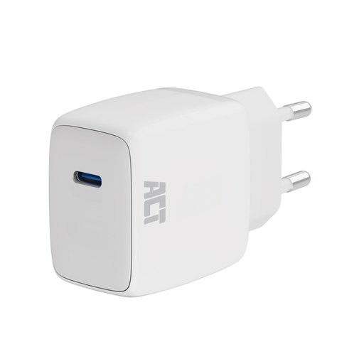 [1431128] Oplader ACT 35w 1-poort usb c wit