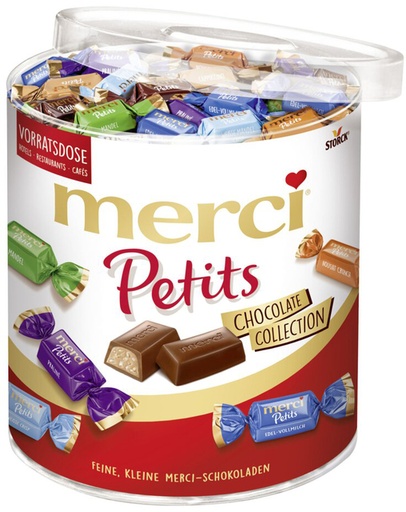 [1433057] Chocolade Merci Petits pot 1 kilogram