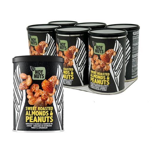 [1433148] Pinda''s NoyNuts gesuikerd en gebrand met amandelen blik 135 gram