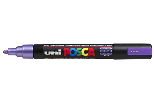 [1433838] Verfstift Posca PC5M medium metallic paars