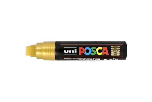 [1433881] Verfstift Posca PC17K extra breed rechthoek goud