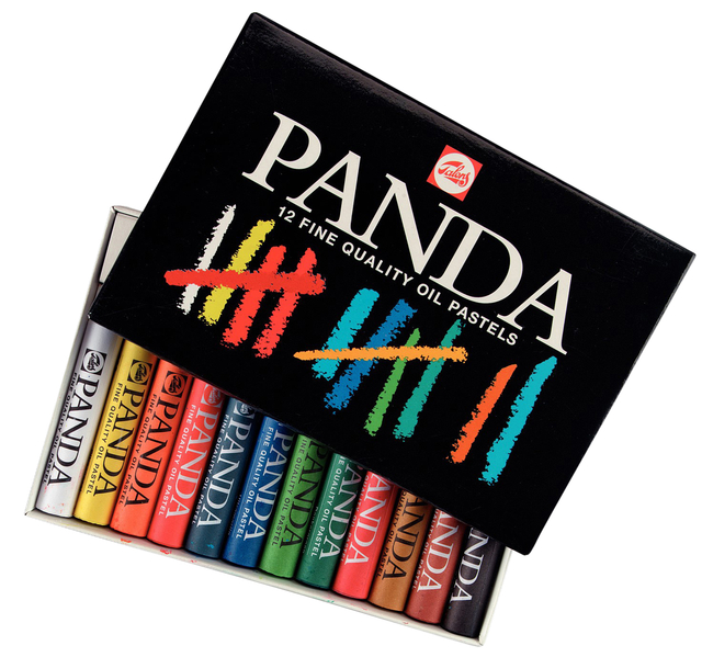 Oliepastel Talens Panda set á 12 kleuren